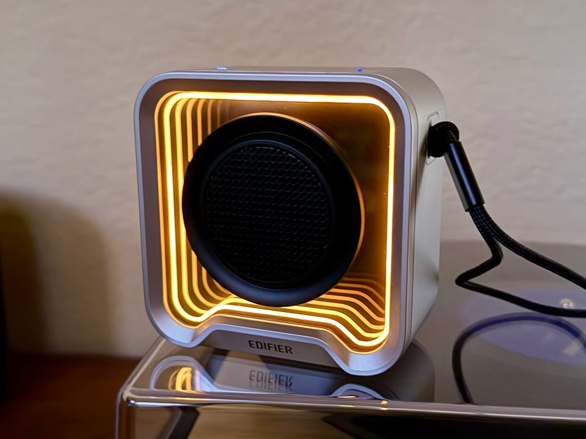 Trippy lighting isn't even the best part of this portable Bluetooth speaker