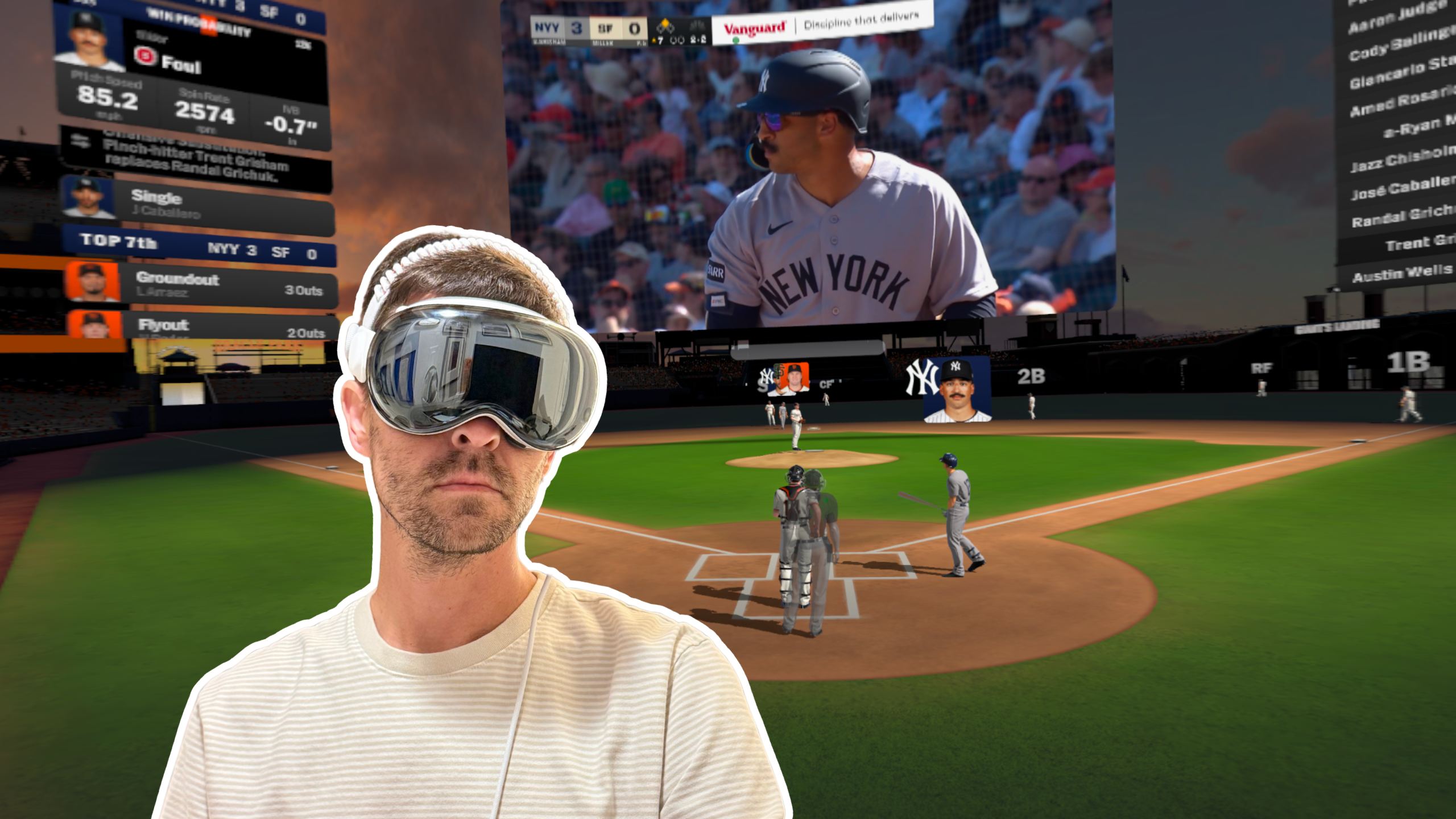 MLB games on Apple Vision Pro are wild—you have to see this