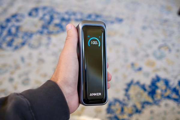 Here's a backup battery that can fit in a jacket pocket and charge a laptop