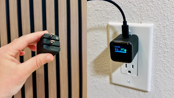 This tiny 45W charger can bend to fit any outlet and has enough power for your laptop