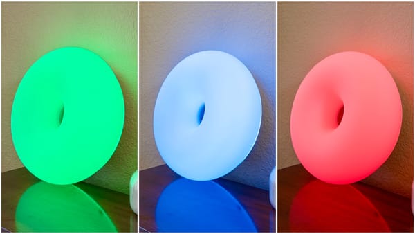 Hands-on with IKEA's smart donut lamp. Simple decor, high-tech function